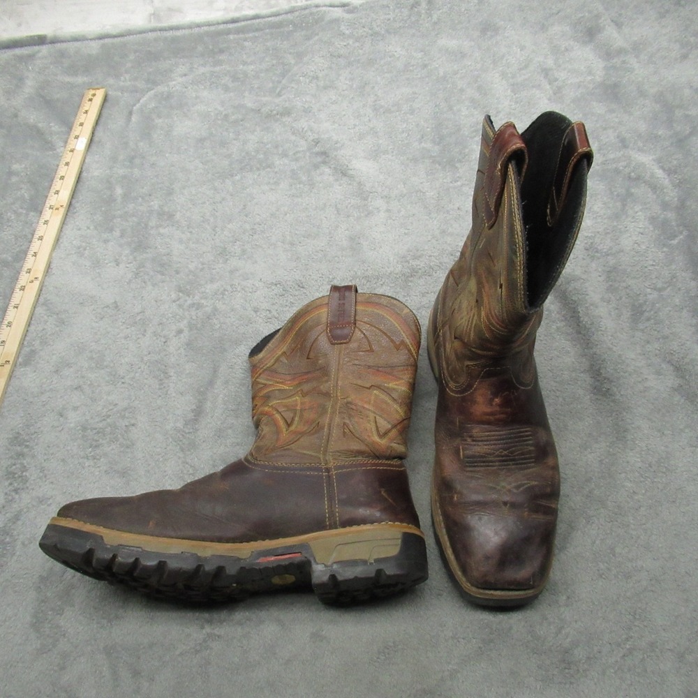 Irish Setter Mens 10.5 D Work Boots Brown EH Marshall Rugged Red Wing Pull On